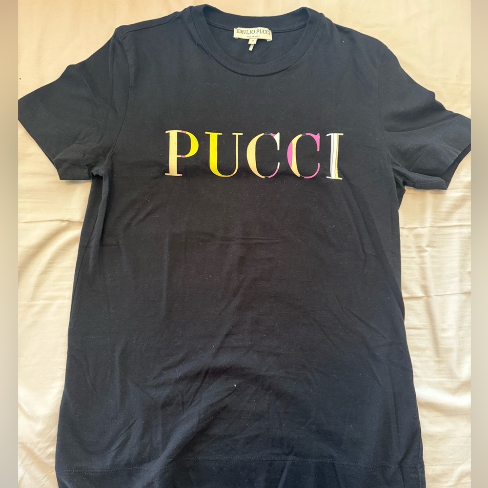 Emilio Pucci Classic Black Tee
